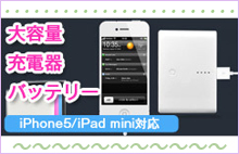 iPad mini対応大容量バッテリー