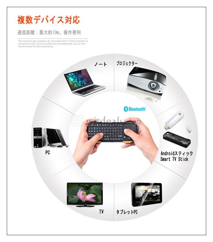 Bluetooth ワイヤレスキーボード ワイヤレス ミニ キーボード iPhone 4 4S 3GS 3G / iPad / Samsung Galaxy S S2 S3 / PCBluetooth ワイヤレスキーボード ワイヤレス ミニ キーボード