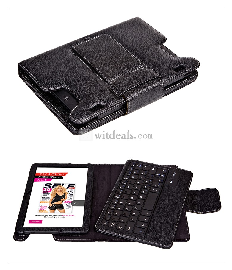 Kindle fire HDX 7用レザーケース 革 カバー Bluetooth キーボード 人気