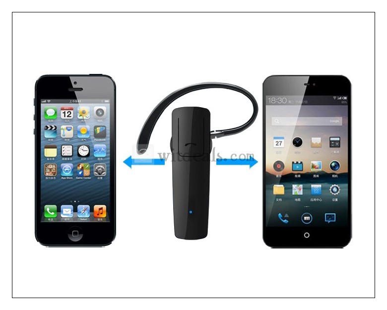 携帯用ヘッドセット 汎用 Bluetoothヘッドセット ステレオ ヘッドフォンiphone4S/iphone5C/ソニー/ipad3/サムソンなど対応可