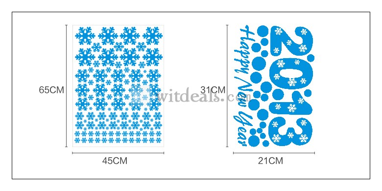 ウォールステッカー 壁紙ステッカー 壁紙シール 壁ステッカー 壁シール クリスマス　雪 2013 ウオールシール diy 2セット