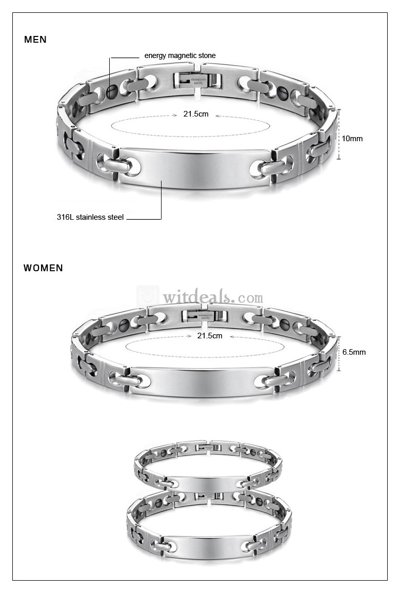 ペアブレスレット チタンブレス ブレスレット メンズ レディース　