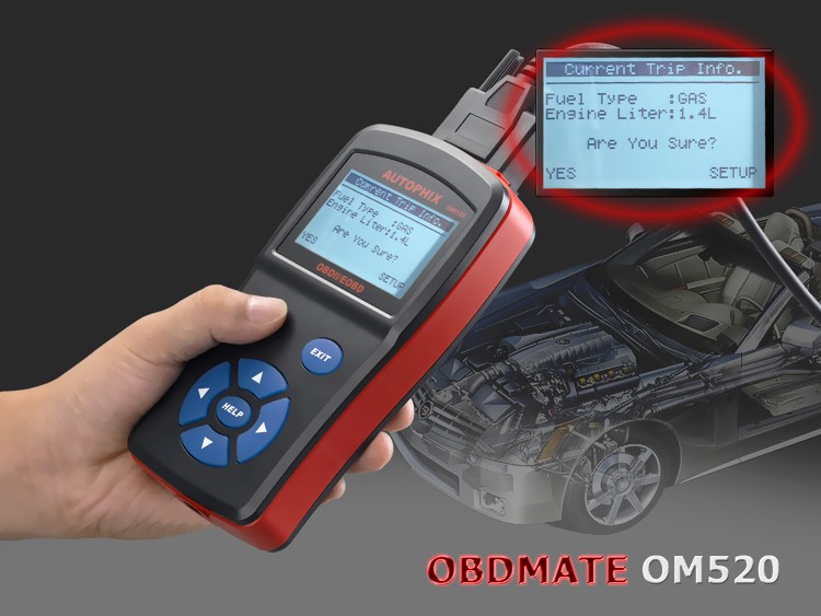 OBDMATE OM520 OBD2モデルコードリーダー　ブラック　