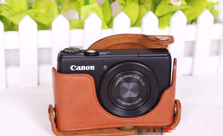 Canon S100V PUレザーケース