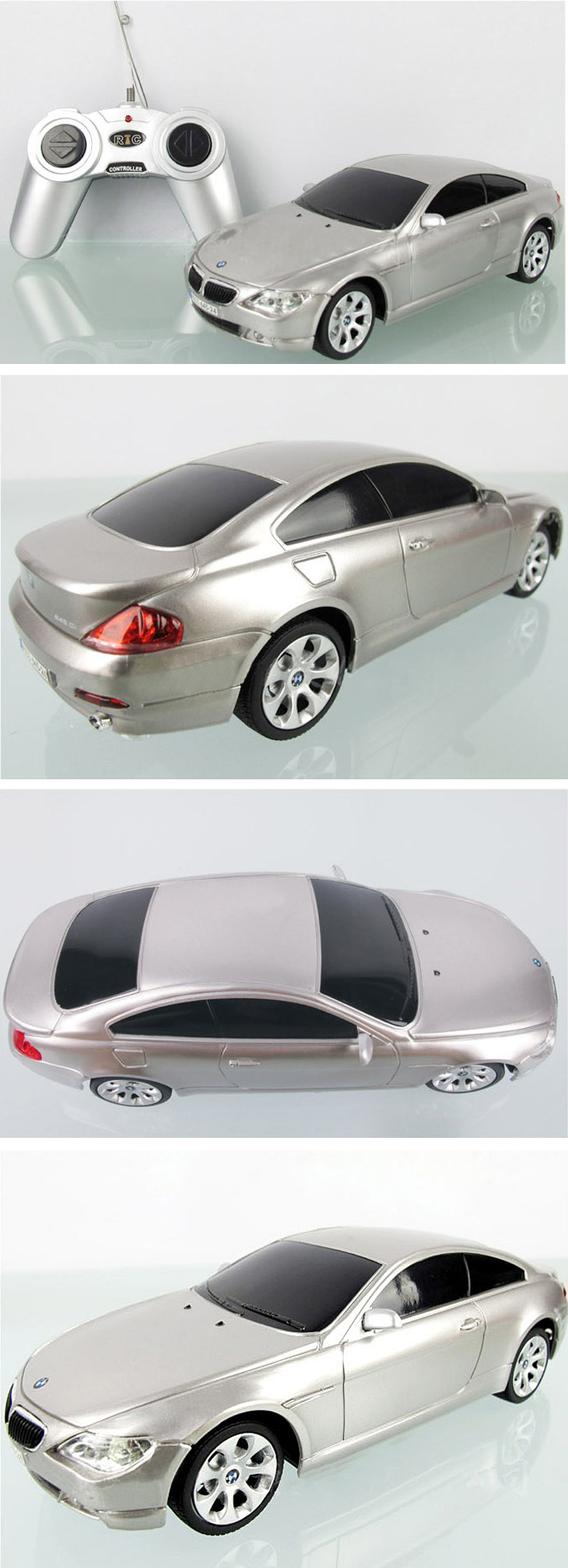 BMW  645Ci ラジコンカー／リモコン車 1:24  シルバー