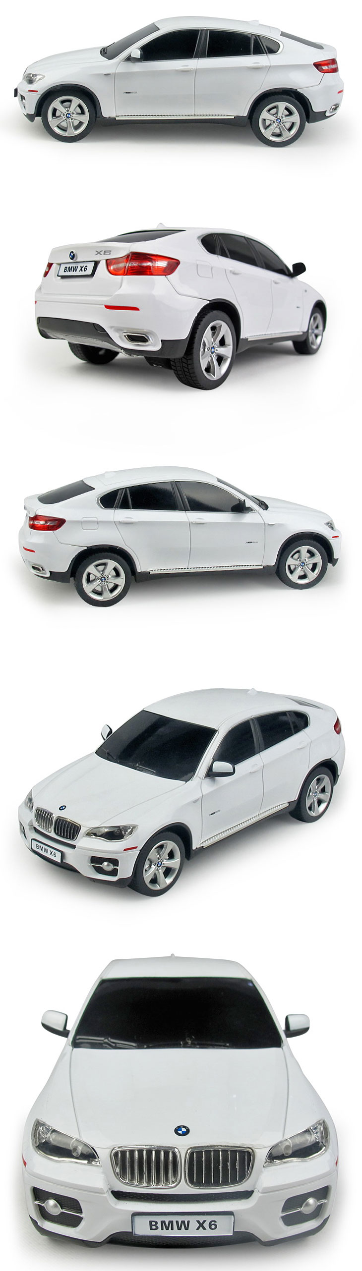 人気 BMW X6ラジコンカー　1:24リモコン車　ホワイト