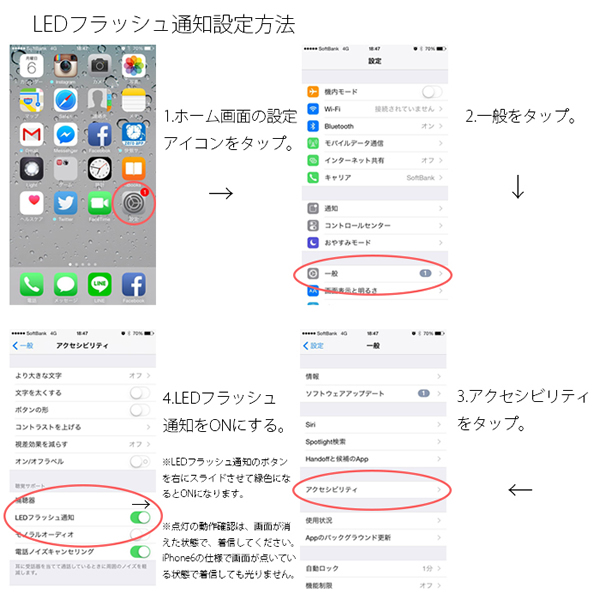 iPhone6光るケース