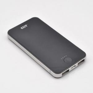 3000mAh USBポート iPhone4外観  iPad/iPhone モバイルバッテリー