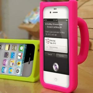 MUG CASE iPhone 4／4S保護ケース/カバー シリカゲル シリコンケース/カバー ローズレッド