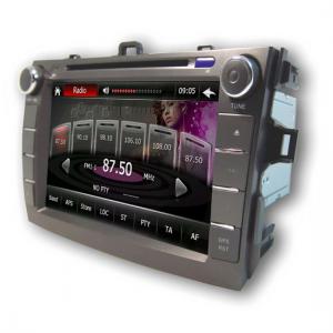 Toyota Corolla 8インチ 2DIN車載DVDプレーヤーHDタッチスクリーンGPS iPod RDS TV Bluetooth