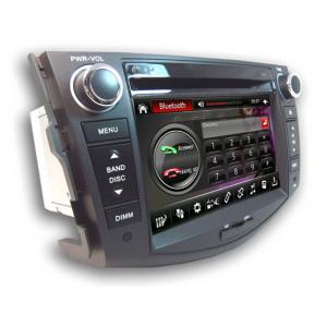 Toyota RAV4 8インチ 2DIN車載DVDプレーヤーHDタッチスクリーンGPS iPod RDS TV Bluetooth