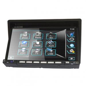 汎用2DIN　7インチ汎用自動車DVDプレーヤーTFTタッチスクリーンGPS iPod Bluetooth　USB／SD