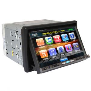 2DIN汎用7インチ車載DVDプレーヤーTFT　タッチスクリーンGPS iPod RDS TV Bluetooth