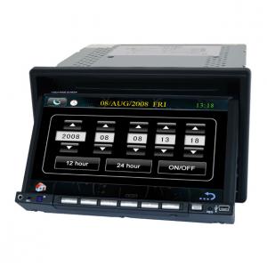 汎用7インチ 2DIN車載DVDプレーヤーTFTタッチスクリーンGPS iPod RDS TV Bluetooth