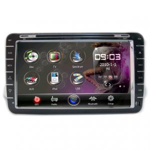 8インチ  VOLKSWAGEN専用車載DVDプレーヤーHDタッチスクリーンGPS iPod RDS TV Bluetooth