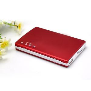 9001mAh—10000mAh　６つ充電用変換プラグ　通用タイプモバイルバッテリー【iPhone5にも対応】レッド