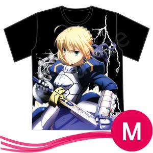 fate stay night saber（セイバー）Tシャツ　ブラック サイズ：M