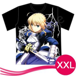 fate stay night saber（セイバー）Tシャツ　ブラック サイズ：XXL