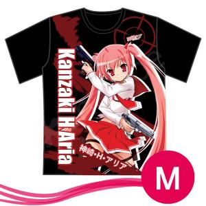 緋弾のアリア 神埼・Ｈ・アリア　Tシャツ　男女兼用　ブラック　Mサイズ