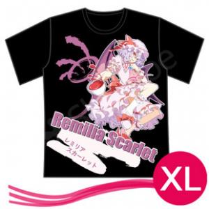 東方Project レミリア・スカーレット Tシャツ　男女兼用　ブラック　XLサイズ