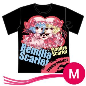 東方project フランドール・スカーレット　Tシャツ　男女兼用　ブラック　Mサイズ