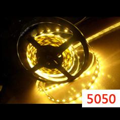 5M 300LED チュープライト／LEDテープライト／ロープライト／ストリップライト SMD5050　 12V 　60LEDs／m　　ウォームホワイト