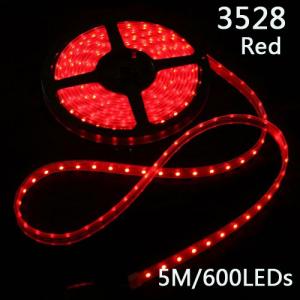 SMD3528　600LEDs LEDテープライト／ストリップライト/リボンライト 5m防水　レッド