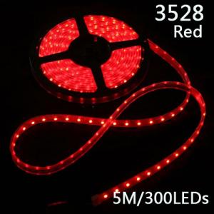 防水5M(3528SMD) 300LEDテープライト／ストリップライト／クリスマス／カット可能　レッド