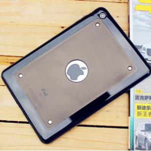 iPad mini 専用ケース／カバー　TPU&PC　魅力ケース　ブラック