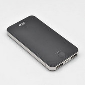 3000mAh USBポート iPhone4外観 iPad/iPhone モバイルバッテリー