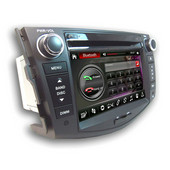 Toyota RAV4 8インチ 2DIN車載DVDプレーヤーHDタッチスクリーンGPS iPod RDS TV Bluetooth