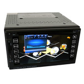 TFTタッチスクリーン汎用車載DVDプレーヤー6.2インチ 2DIN　GPS TV Bluetooth