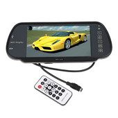 7インチTFT液晶カラーmp5自動車用バックミラー／モニターSD／USB FM