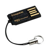 USB2.0対応コンパクトカードリーダー　ハイスピード　ブラック