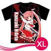 緋弾のアリア 神埼・Ｈ・アリア　Tシャツ　男女兼用　ブラック　XLサイズ