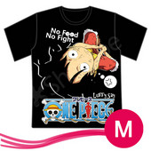 ONE PIECE 【ワンピース】 ルフィ　Tシャツ　男女兼用　ブラック　サイズ：M