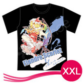 コスプレ衣装 東方Project フランドール 半袖Tシャツ　男女兼用　ブラック　XXLサイズ