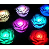 光るバラ・光るLEDバラ・薔薇・LEDグラデーションライト・植物型ライト・植物型　光るもの・LED・イルミネーション