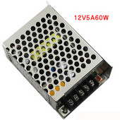 5A　60W 専用電源　12VLEDチュープライト／LEDテープライト／ロープライト／ストリップライト対応