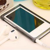 iPod nano7対応ケース　iPod nano7ハードケース　水晶透明感　ブラック