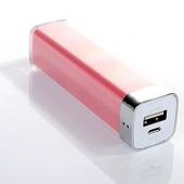 iPhone5モバイルバッテリ2200mAh 　iPhone5対応充電器　汎用　小型　ピンク