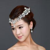 ヘッドアクセサリー 結婚式アクセサリー 髪飾り ヘアアクセ ウエディングアクセサリー ヘッドドレス 結婚式 二次会 披露宴